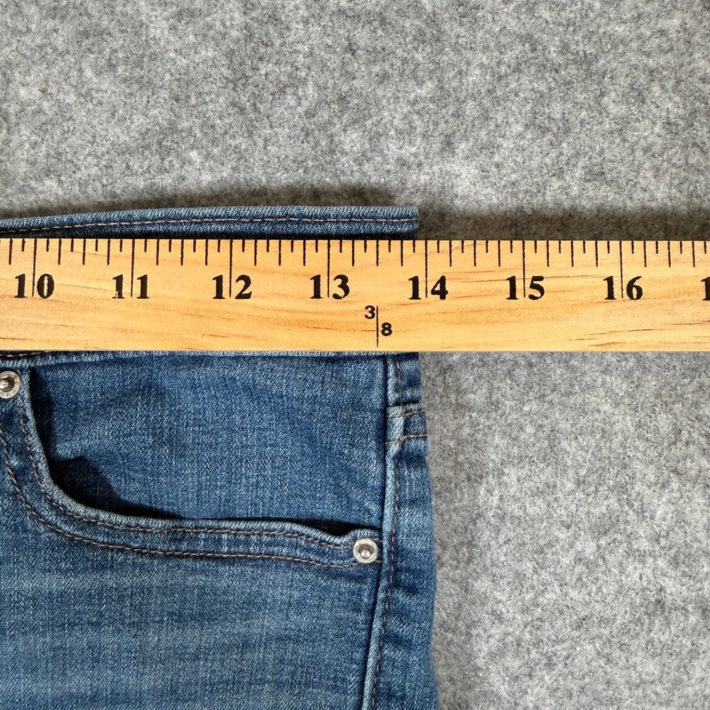 Levis 311 Shaping Skinny Jeans Womens 26 Blue Distressed Denim 19626-0387 L30 - Picture 8 of 11